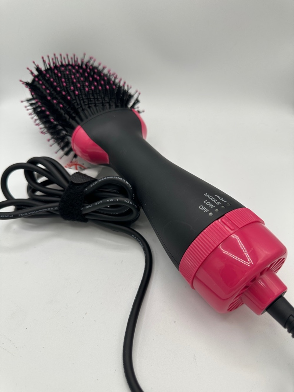 4-in-1 hair dryer brush hot air styler ionic ceramic anti-frizz volumizer